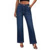 GRAPENT Stretchy Wide Leg Jeans for Women Women's Jeans Size