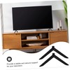 TEHAUX 1 Pair Durable Tv Stand for Bedroom Reinforced Base