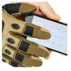 Full Finger Touch Screen Contact Gloves Hard Knuckle Cycling Biking