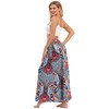 Yinggeli Women's Bohemian Print Long Maxi Skirt (X-Large, B-Flower)