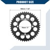 Hihaha 428 Pitch 45 Tooth Motorcycle Chain Sprocket/Rear / 76mm