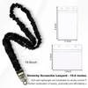 Stretchy Scrunchie Lanyard for ID Badges & Keys - Durable