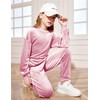 Arshiner Girls Sweatshirts Kids Crewneck Velvet Sweatshirt Long Sleeve Tracksuit
