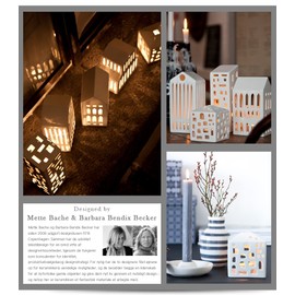 KAHLER / Kahler Urbania / Urbania Church: Medium (H: 7.1 inches (180 mm) Product Number: 12442 Tea Light House