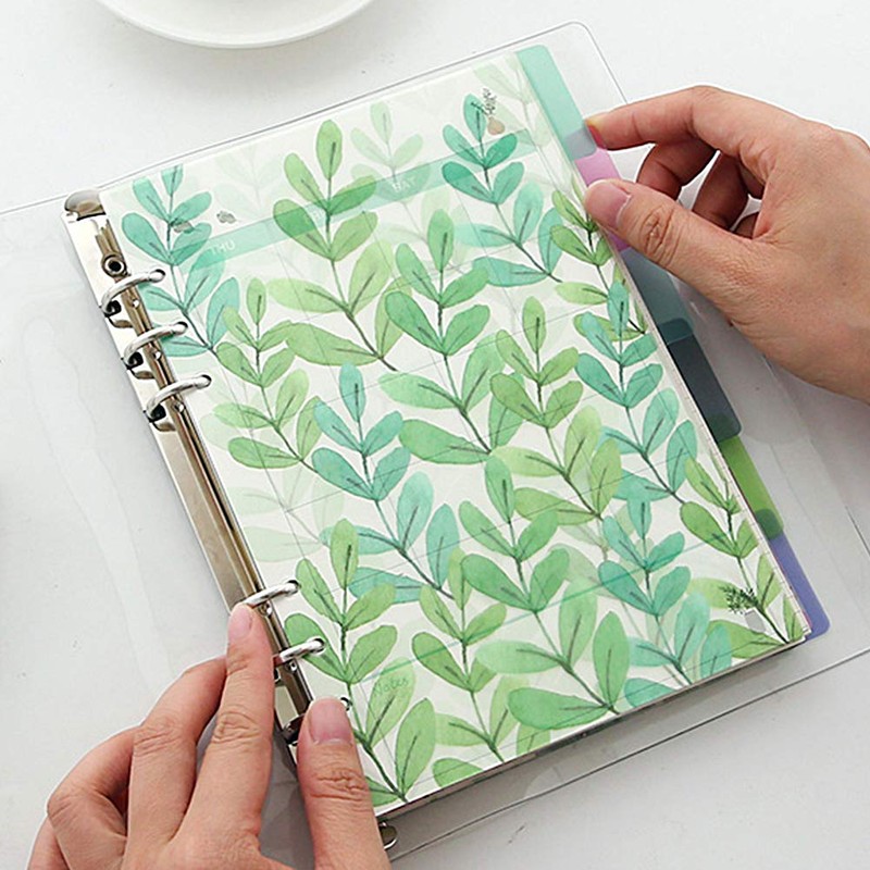 QincLing A5 Refillable Note Paper Set, 1 Pack, 50 Sheets,