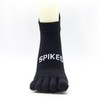 Spikes 5 Finger Grip Socks ST, Black, 23.0-25.0 cm