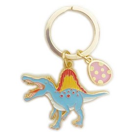 World Shoji 151164 Key Chain Dinosaur Key Ring Spinosaurus