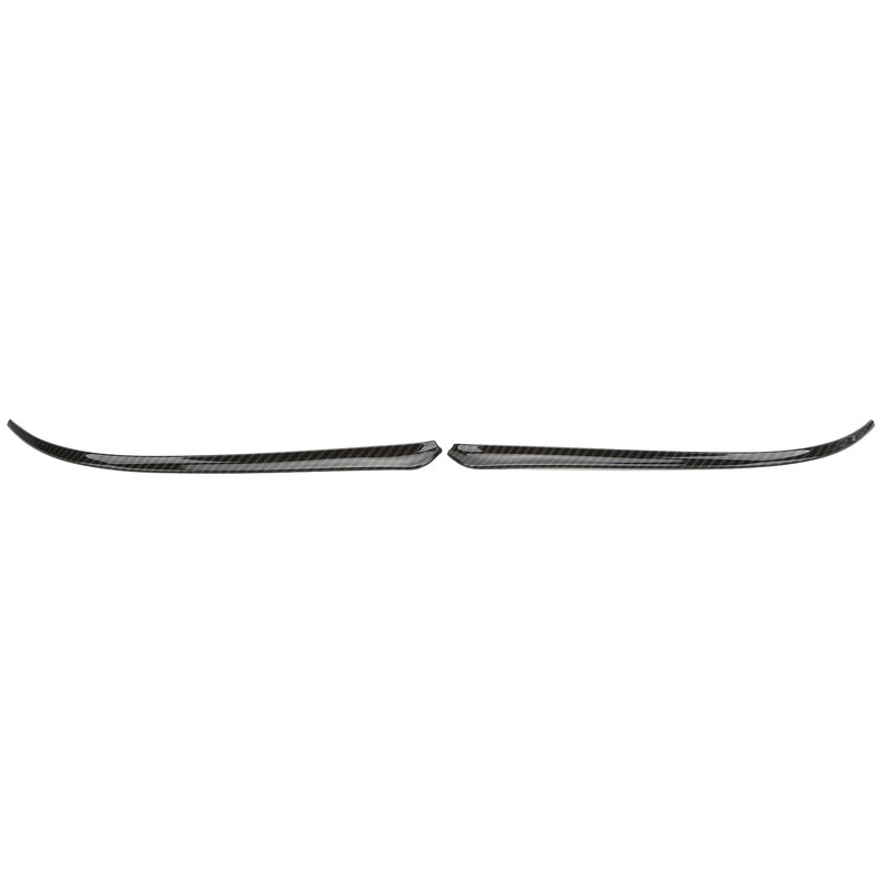 2pcs Side Rearview Mirror Trim ABS Carbon Fiber Color Wing