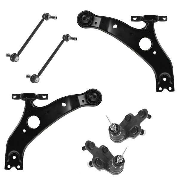 TRQ Front Suspension Kit Ball Joint Control Arm Sway Bar