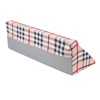 Wedge Pillow R Shaped Removable Slip Resistance Plaid Pattern Bedsore