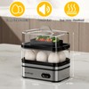 Evoloop Rapid Egg Cooker Electric 12 Eggs Capacity, Soft, Medium,