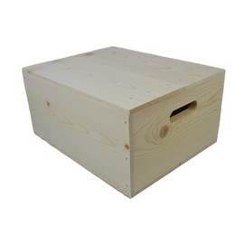 Poole & Sons Inc. Wooden Drop Top Box With Hand Holes, 13 1/2 x 11 3/8 x 6 5/8″ Inside Dimensions
