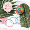 nuoshen Rubber Bands Coloured, Elastic Band Ball Document Organizing for