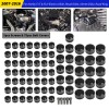 Unbranded Black Cut Topper Engine Bolt Cap Kit For Harley