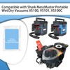 Aolleteau 50 Piece Vacuum Plastic Bags Compatible with Shark MessMaster