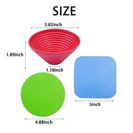 EULAPGOE 6 Pcs Can Opener Helper Can Gripper Bottle Opener, Multipurpose Reusable Rubber Gripper Jar Opener Gripper Rubber Can Opener, Multipurpose Kitchen Tools Bottle Cap Opener Fits Most Bottles