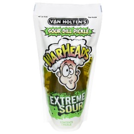 Van Holten’s Pickles - Jumbo WARHEADS Pickle-In-A-Pouch - 6 Pack