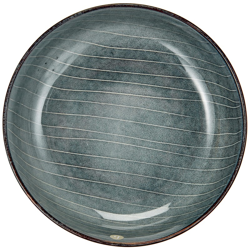broste Copenhagen Nordic Sea Deep Plate, 17 cm, Grey Green, 14533140