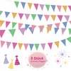 Faburo Outdoor Bunting, Pack of 5 Bunting Bunting Garland Outdoor
