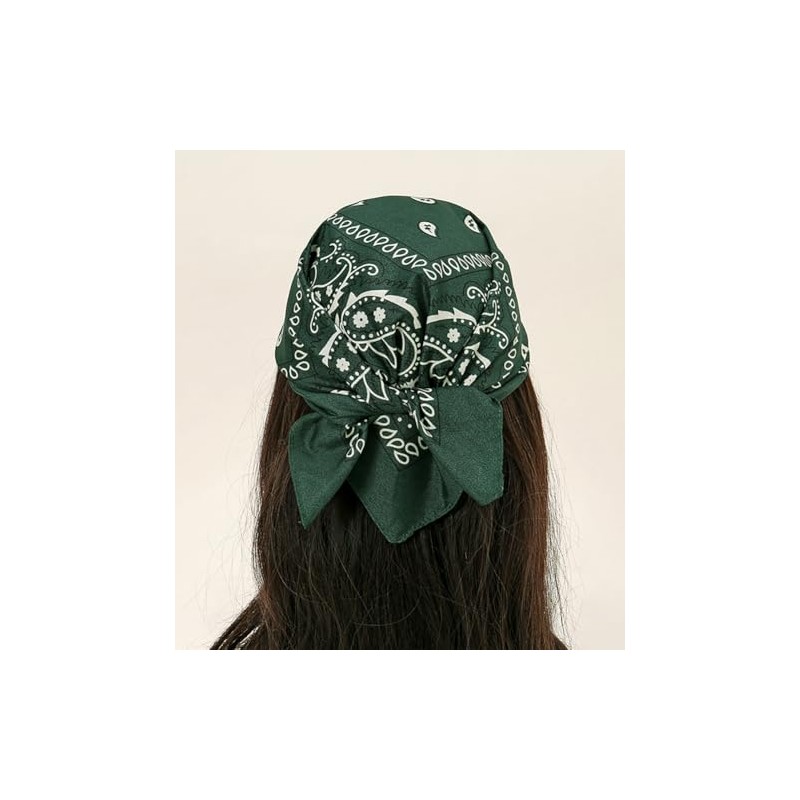 Fosys Bandana, 100% Cotton, Cashew Nut Pattern, 21.7 x 21.7