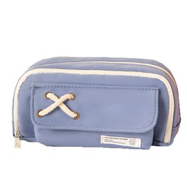 Pencil Case, Large Capacity, 3 Layers, Stylish, Pencil Case with Sticky Notes, Pen Pouch, Simple, Multifunctional, Boys, Girls, Children, Elementary School, High School, High School, College Students,