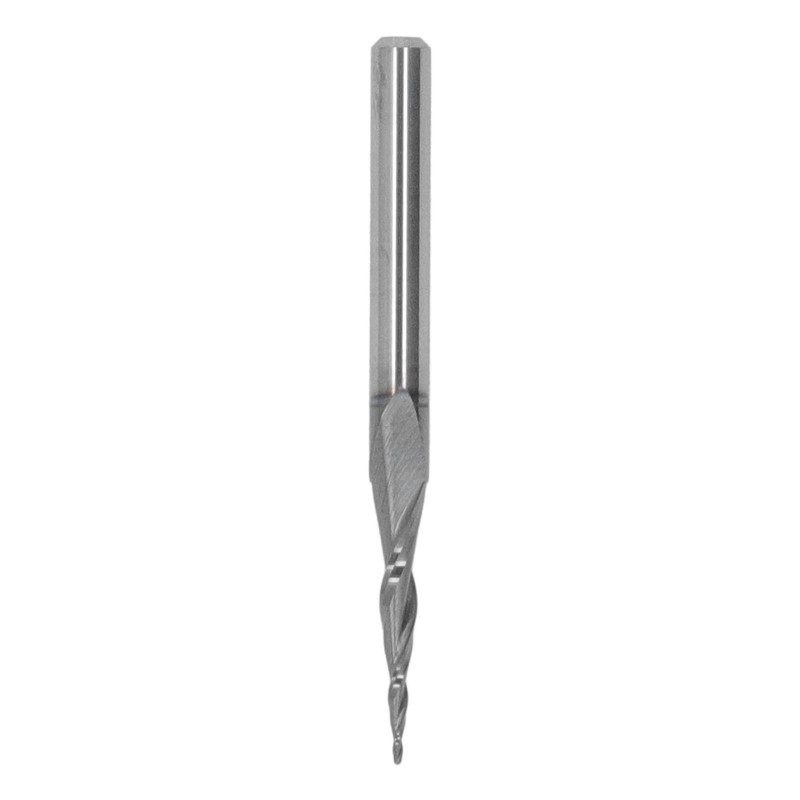 Ball Nose Cutter CNC Spiral Tapered Tungsten Steel Extended End