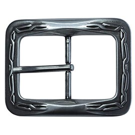 BELTINGER Belt Buckle Double Knot 4.0 cm | Buckle Belt Buckle 40 mm Solid | Pin Buckle | Interchangeable Belt up to 4 cm, silver