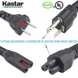 Universal Kastar AC Adapter 12V 6A 72W 5.5 x 2.5mm Power Supply for LCD Monitor LED Strip
