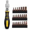 72-Tooth Dual-Way Ratcheting Screwdriver Set – Magnetic Multi-Function Hand Repair