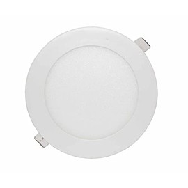 LOWENERGIE 12w LED Round Ceiling Panel Light Recessed Down Lighting, 170mm Dia, 100w Halogen Equivalent (6000k)