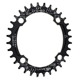CYSKY 32T Oval Narrow Wide Chainring 104BCD Bike Speed Chainring for Most Bicycle Road Bike Mountain Bike BMX MTB (32T)
