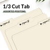 SUNEE File Folders with Fasteners, Manila Folders Letter Size, 2