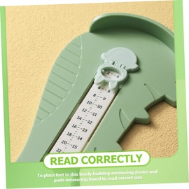 Kisangel Children Foot Measuring Device Kid Shoe Sizer Tools Foot Measurement Ruler for Household Baby Stopwatch