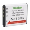 For Casio 1x Kastar Battery for Casio NP-110 NP110 Exilim