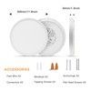TALOYA Compatible with Alexa Flush Mount Ceiling Light, 12 inch