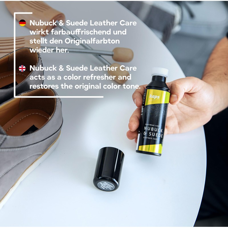 Shoe Conditioner for Nubuck and Suede, with Sponge applicator, Kaps