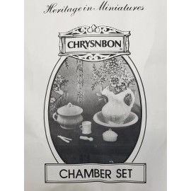 Chrysnbon  Miniature Dollhouse Chrysnbon Kit Chamber Set White 1:12 Scale New
