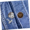 DOITOOL 10Pcs Metal Pants Button Replacement Jean Button Pins for