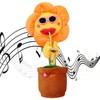 Musical Singing Dancing Repeating Talking Sunflower Soft Plush Funny Creative
