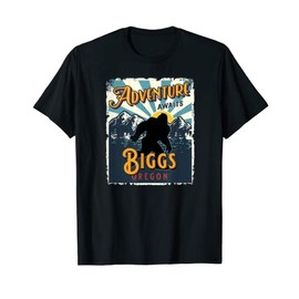Biggs Oregon Sasquatch Big Foot Souvenir T-Shirt