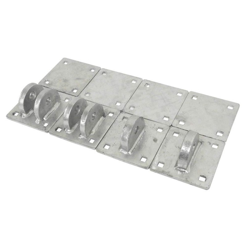 Extreme Max 3005.5588 Heavy-Duty Floating Dock Galvanized Link Connector Kit