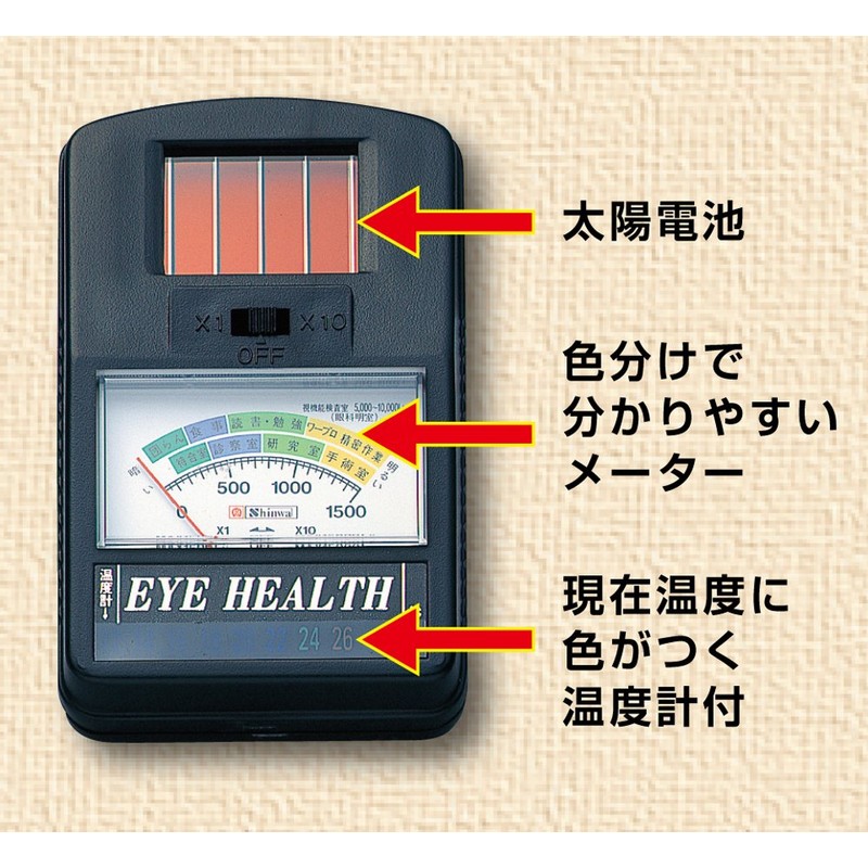 solar powerd ILUMINOMETER