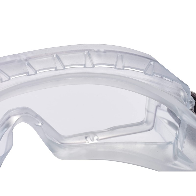 Bollé COVARSI One Size "Coverall" Ventilated Safety Goggles - Clear/Black
