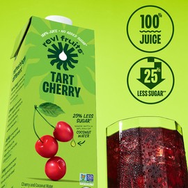 Revl Fruits™ 100% Juice, No Added Sugar, Tart Cherry, 32 fl oz. Carton (Pack of 6)