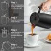 Secura 50oz French Press Coffee Maker – 304 Stainless Steel,