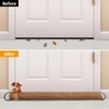 JNUYISW Draught Excluder, 91cm Elk Weighted Draft Excluder for Doors