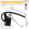 QAZAKY Throttle Housing Start Kill Switch Control Left Right Brake