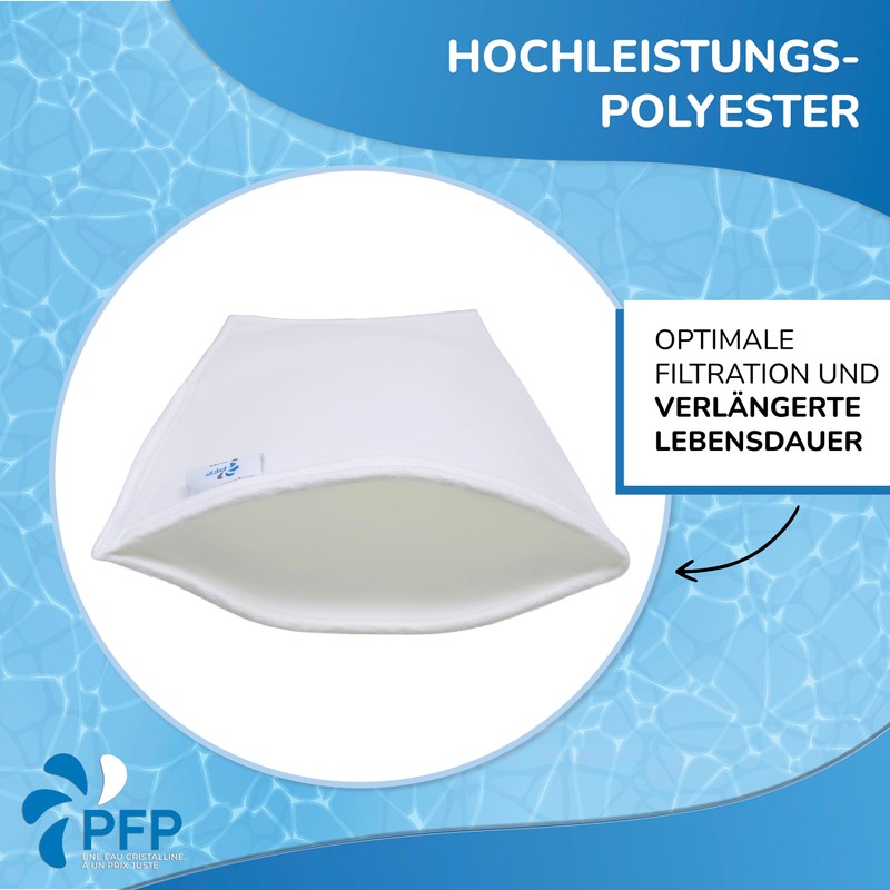PFP Filter Bag Compatible with Desjoyaux Pool, Filter Bag for
