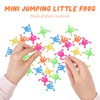 TOYANDONA 100 Pcs Novelty Plastic Jumping Frogs Action Figures Frog