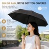 Automatic Folding Umbrella for Rain & Sun Protection – Lightweight